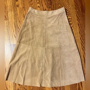 NWT Theory suede midi wrap skirt